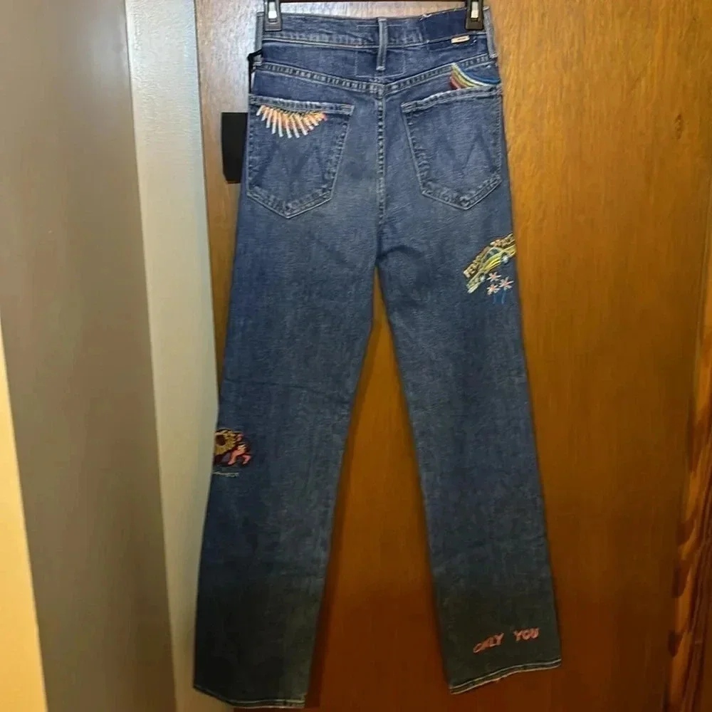 Mother Superior The Rambler Sneak Wash Running With Scissors Size 25 NWT $350